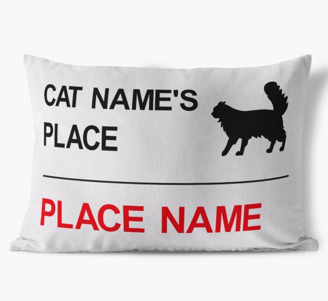 Street Sign: Personalized {breedCommonName} Soft Touch Pillow